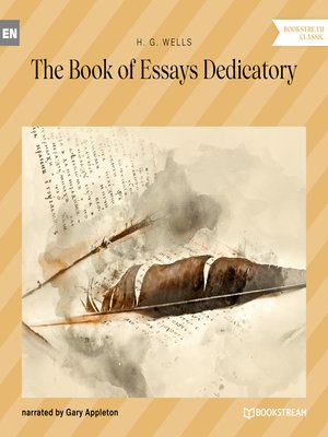 cover image of The Book of Essays Dedicatory